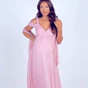 Light Pink Maternity Gown